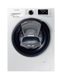 Samsung Ww80K6610Qw/Eu 8Kg Load, 1600 Spin Addwash&Trade; Washing Machine With Ecobubble&Trade; Technology - White